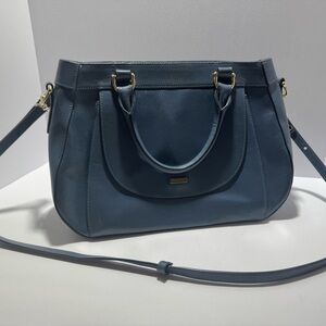 Brahmin Classic Navy leather Shoulder Bag